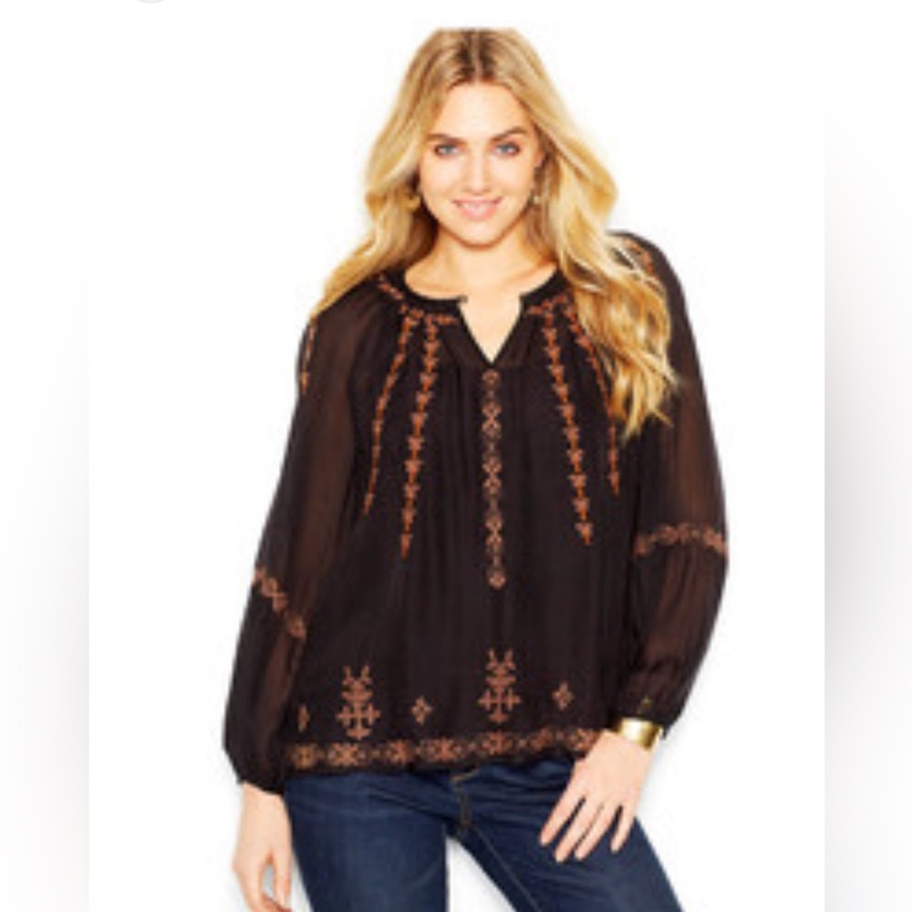Lucky Brand peasant top